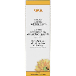 GiGi Natural Muslin Epilating Strips (100Uds)