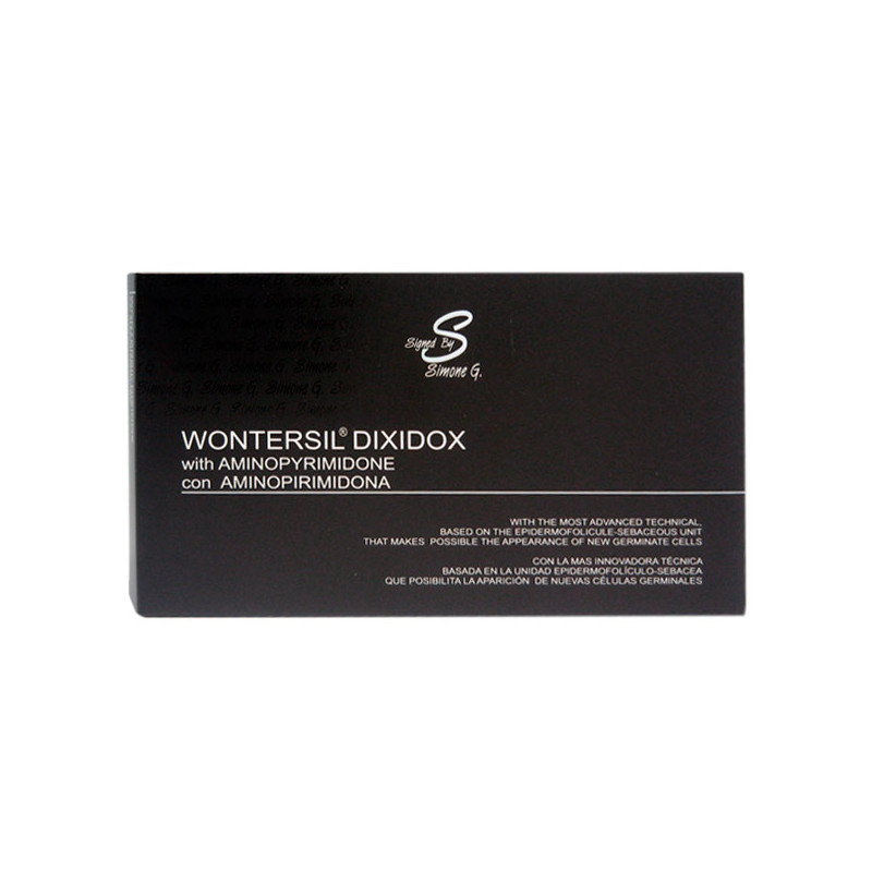 Simone G. 105 Anti-Hair Loss Wontersil Dixidox with Aminopyrimidone (10x10ml) Simone G. 105 Anti-Hair Loss Wontersil Dixidox with Aminopyrimidone (10x10ml)