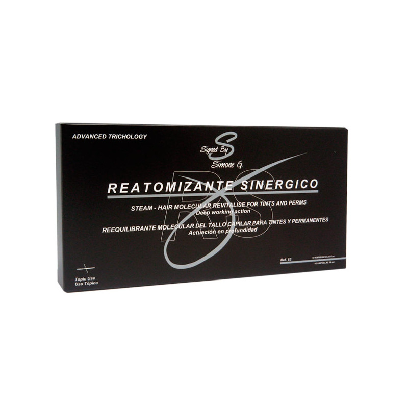 Simone G. 63 Steam - Hair Molecular Revitalise for Tintes and Perms (10x10ml)