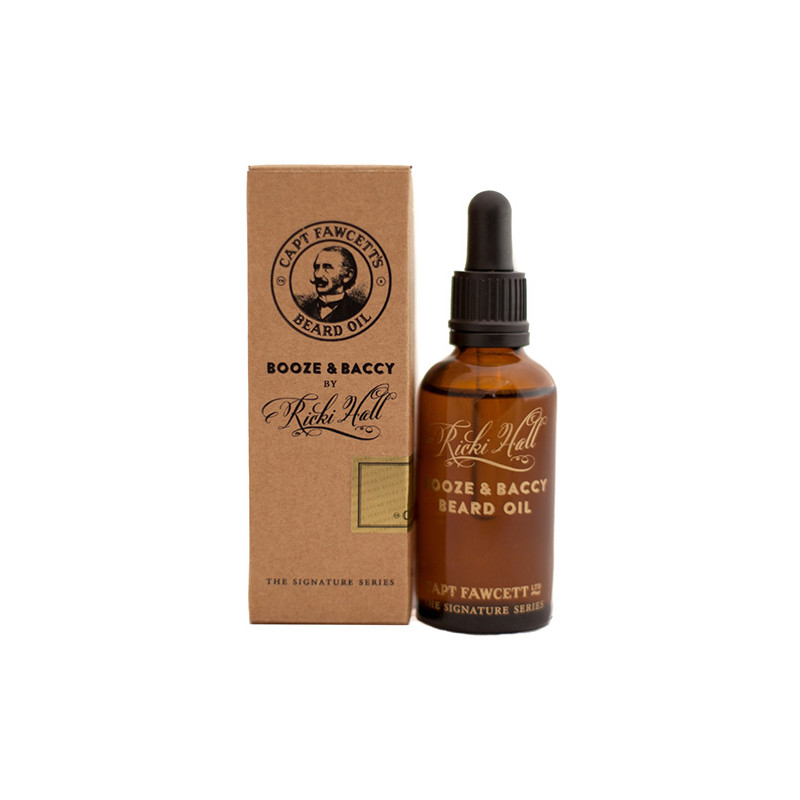 Captain Fawcett's Ricki Hall's Booze & Baccy Beard Oil Captain Fawcett's Ricki Hall's Booze & Baccy Beard Oil