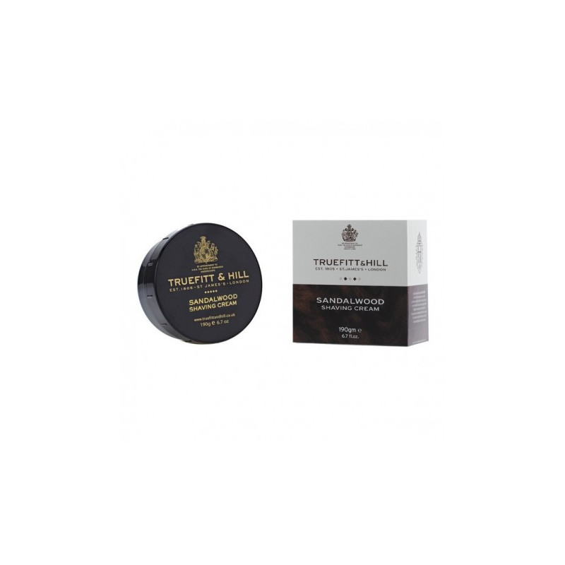 Truefitt & Hill Sandalwood Shaving Cream (190g) Truefitt & Hill Sandalwood Shaving Cream (190g)