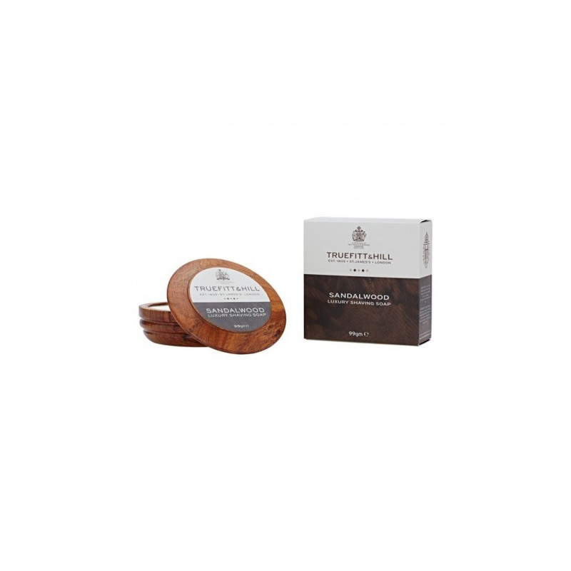 Truefitt & Hill Sandalwood Shaving Soap In Wooden Bowl (99g) Truefitt & Hill Sandalwood Shaving Soap In Wooden Bowl (99g)