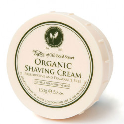 Taylor of Old Bond Street Organic Shaving Cream Bowl (150g)