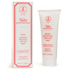 Taylor of Old Bond Street Rose Luxury Shaving Cream Tube (75ml)