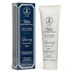 Taylor of Old Bond Street St James Collection Luxury Shaving Cream Tube (75ml)