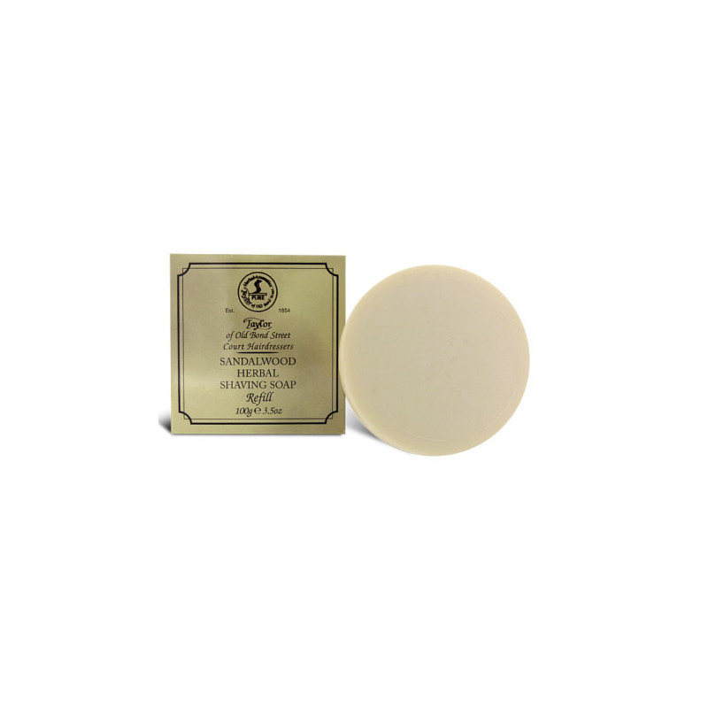 Taylor of Old Bond Street Sandalwood Herbal Shaving Soap Refill (100g)