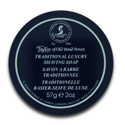 Taylor of Old Bond Street Traditional Luxury Shaving Soap in Travel Bowl (57g)