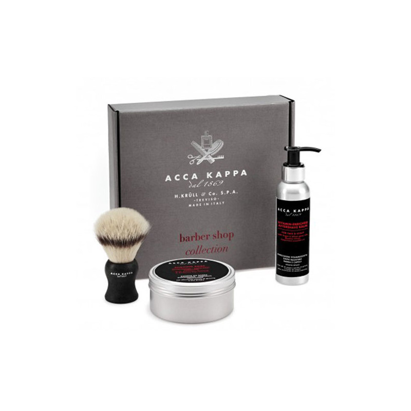 Acca Kappa Barber Shop Collection Shaving Gift Set Acca Kappa Barber Shop Collection Shaving Gift Set