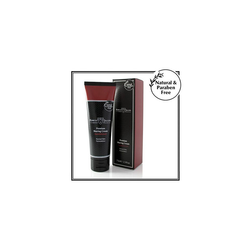 Edwin Jagger Natural Sandalwood Shaving Cream (75ml) Edwin Jagger Natural Sandalwood Shaving Cream (75ml)