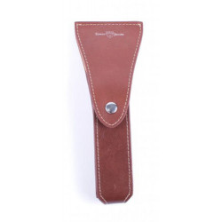 Edwin Jagger Brown Leather Mach3 Razor Case.
