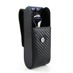 Edwin Jagger Mach3 or Fusion Razor Leather Travel Case