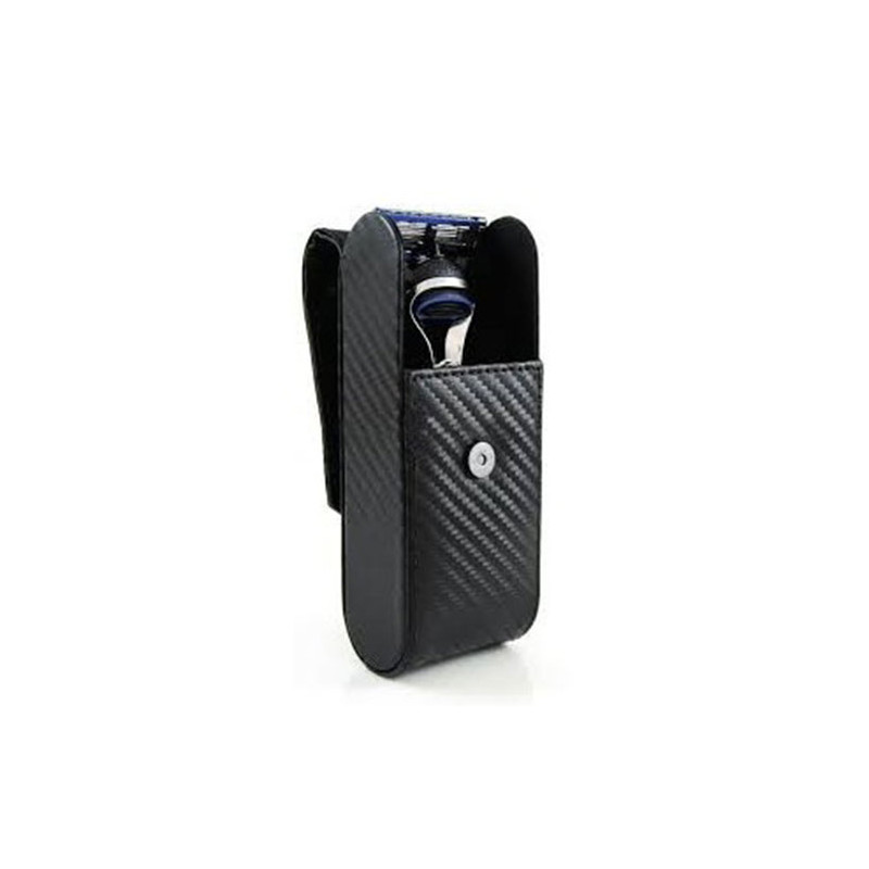 Edwin Jagger Mach3 or Fusion Razor Leather Travel Case