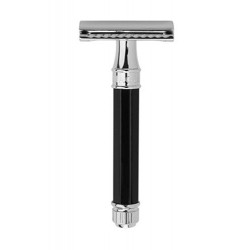 Edwin Jagger Double Edge Safety Razor Ebony Octagonal