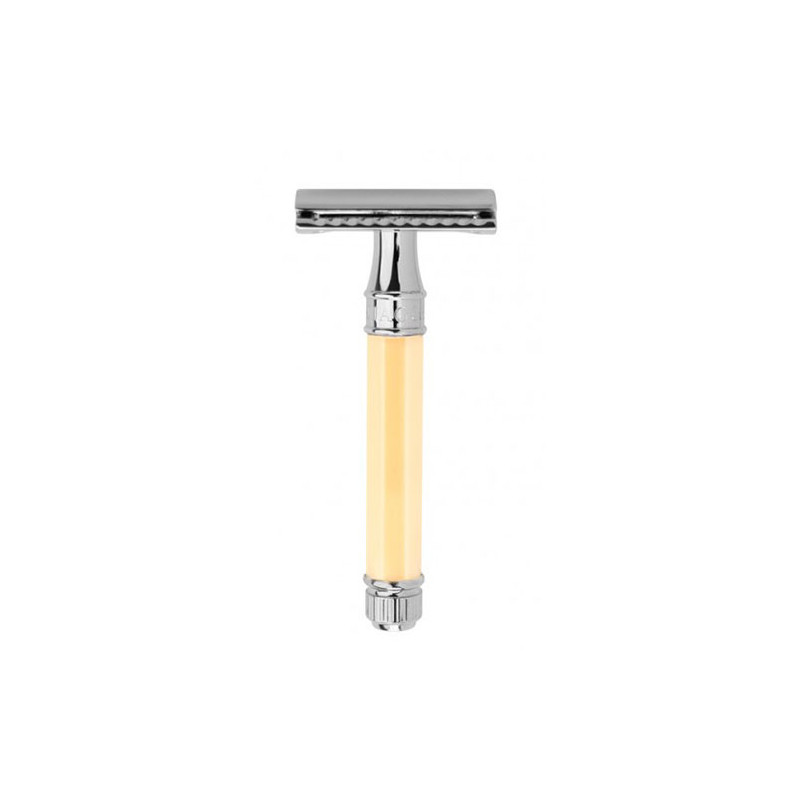 Edwin Jagger Double Edge Safety Razor Ivory Octagonal 