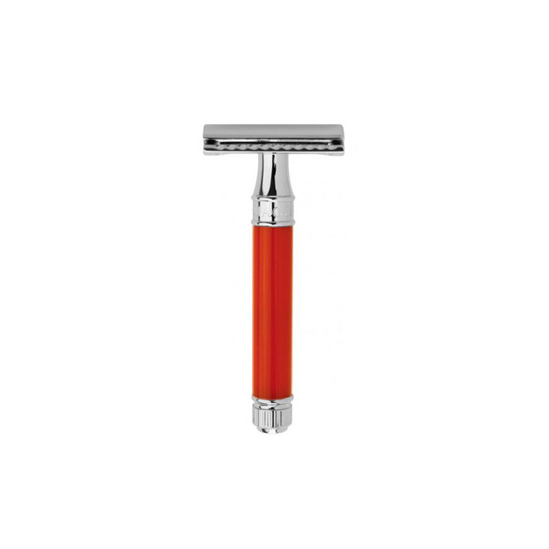 Edwin Jagger Double Edge Safety Razor DE81 Red Chrome Edwin Jagger Double Edge Safety Razor DE81 Red Chrome