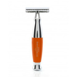 Edwin Jagger Orange Chrome Plated Safety Razor