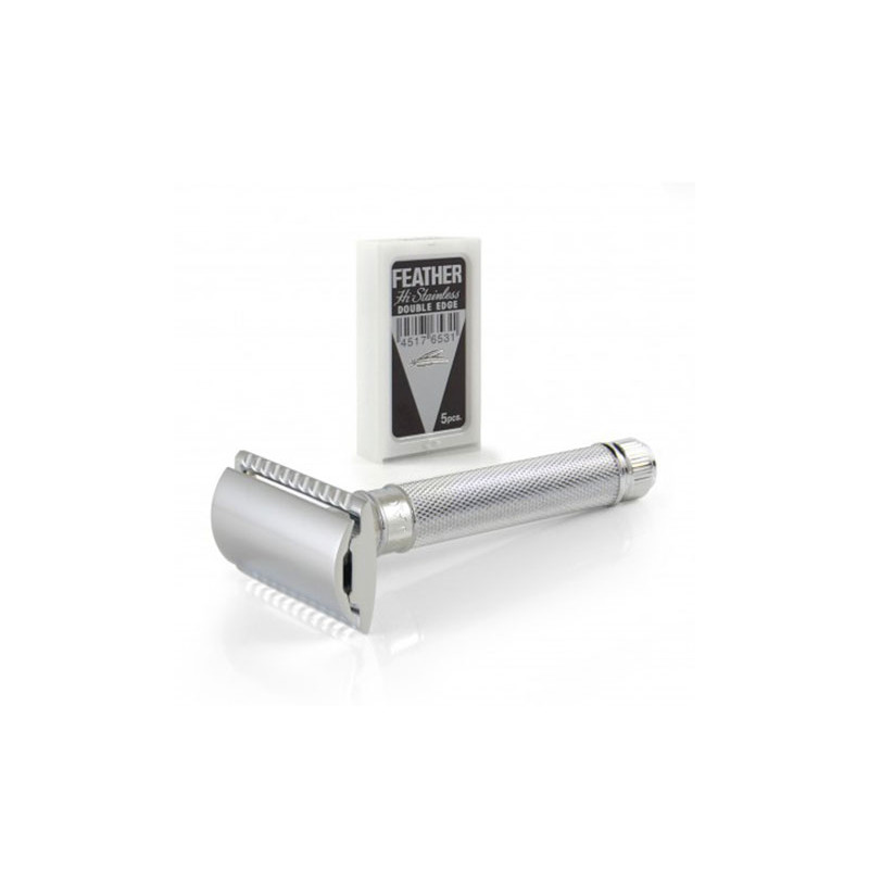 Edwin Jagger Double Edge Safety Razor Knurled