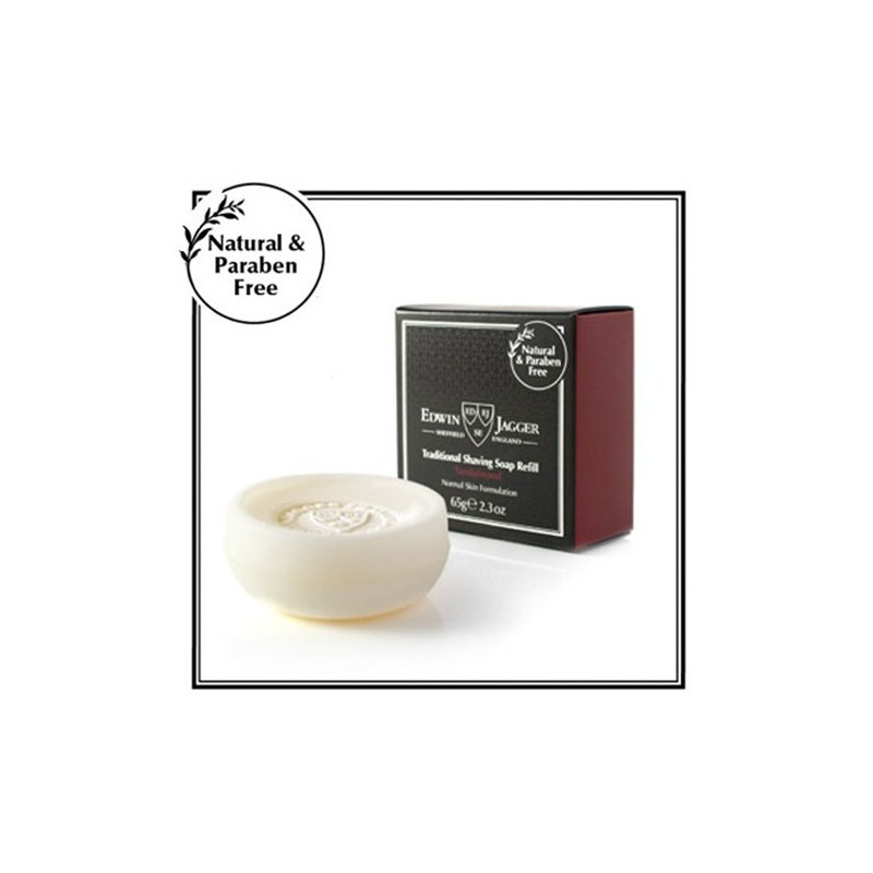 Edwin Jagger Natural Sandalwood Shaving Soap Refill (65gr) Edwin Jagger Natural Sandalwood Shaving Soap Refill (65gr)