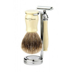 Edwin Jagger Shaving Set Classic Razor, Brush & Stand