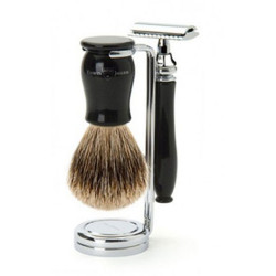 Edwin Jagger Shaving Set Classic Razor, Brush & Stand
