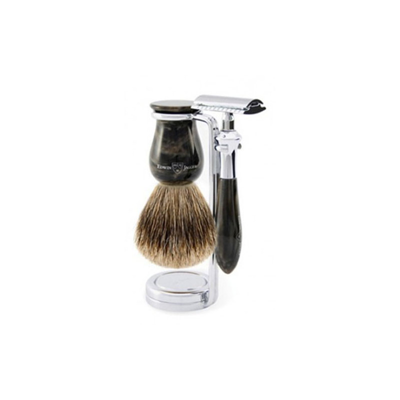 Edwin Jagger Shaving Set Classic Razor, Brush & Marble Stand Edwin Jagger Shaving Set Classic Razor, Brush & Marble Stand