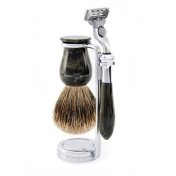Edwin Jagger Shave Set Mach 3® Razor, Brush & Marble Stand