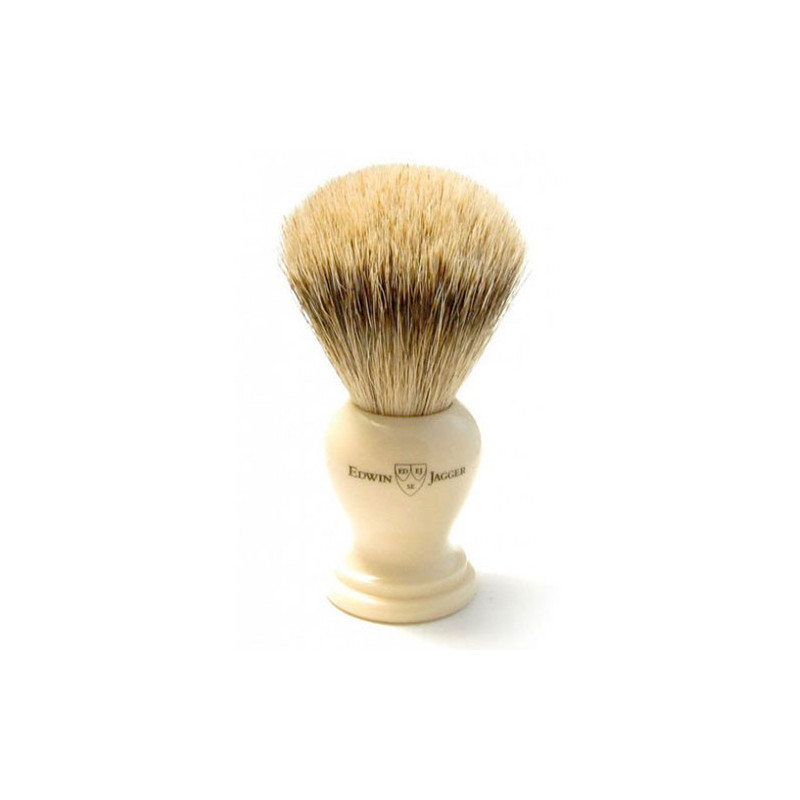 Edwin Jagger Badger Shaving Brush Super Badger Ivory M Edwin Jagger Badger Shaving Brush Super Badger Ivory M