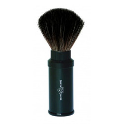 Edwin Jagger Black Synthetic Travel Shaving Brush