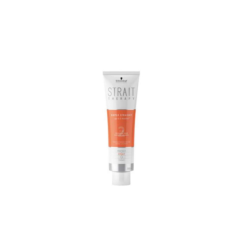 Schwarzkopf Strait Styling Strait Therapy Straightening Cream (300ml) Schwarzkopf Strait Styling Strait Therapy Straightening Cream (300ml)