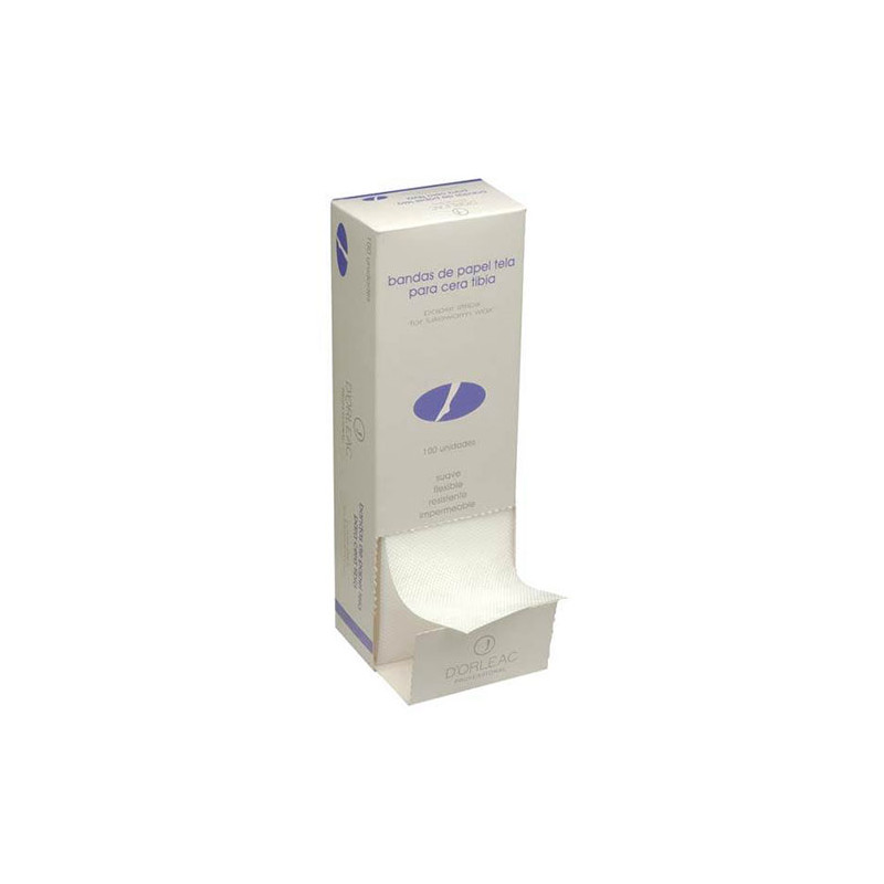 D'Orleac Tibia Wax Paper Strips (100ud)