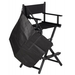 D'Orleac Black Make-up Chair with Cover