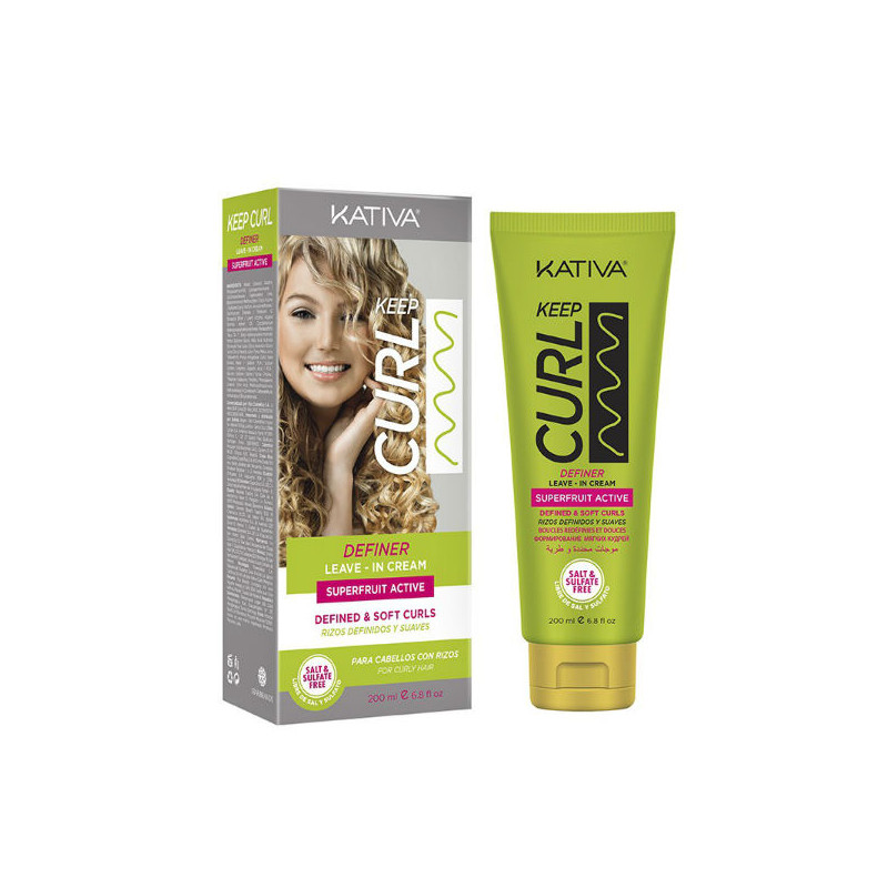 Kativa Keep Curl Definer Leave In Cream (200ml)