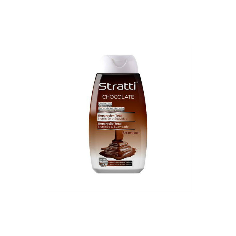 Stratti Chocolate & Keratin Shampoo (400ml)