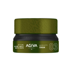 Agiva Hair Styling Wax Matte Paste Green 03 (155ml)