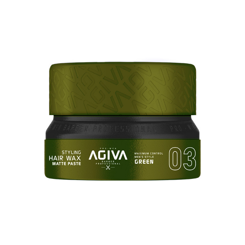 Agiva Hair Styling Wax Matte Paste Green 03 (155ml)