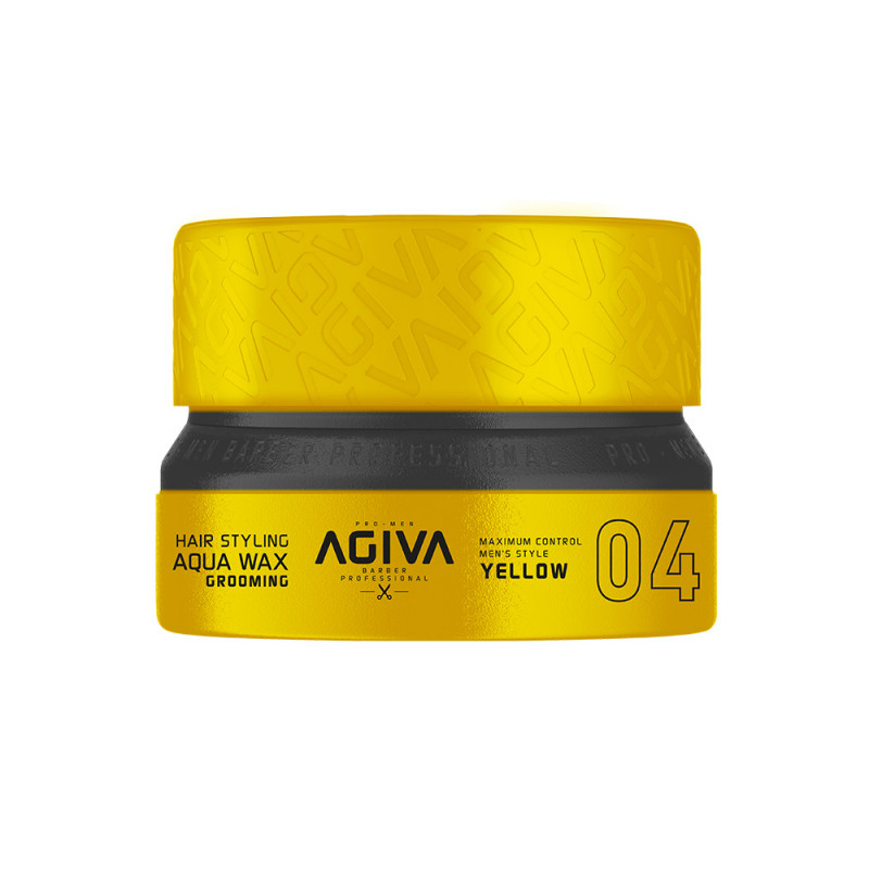 Agiva Hair Styling Aqua Wax Grooming Yellow 04 (155ml) 