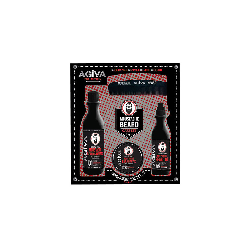 Agiva Beard & Moustache Gift Set Agiva Beard & Moustache Gift Set