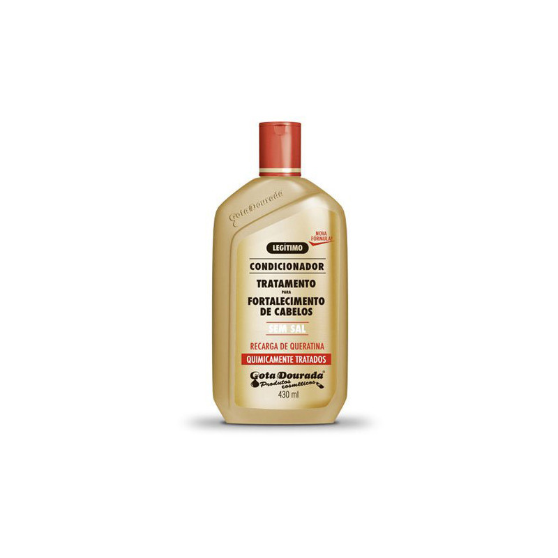 Gota Dourada Keratin Recharge Conditioner Salt-free (430ml) Gota Dourada Keratin Recharge Conditioner Salt-free (430ml)