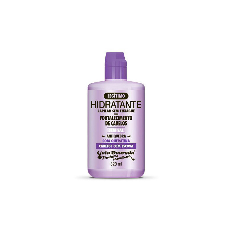 Gota Dourada Straightened Hair With Keratin Leave-in Cream (320ml) Gota Dourada Straightened Hair With Keratin Leave-in Cream (320ml)