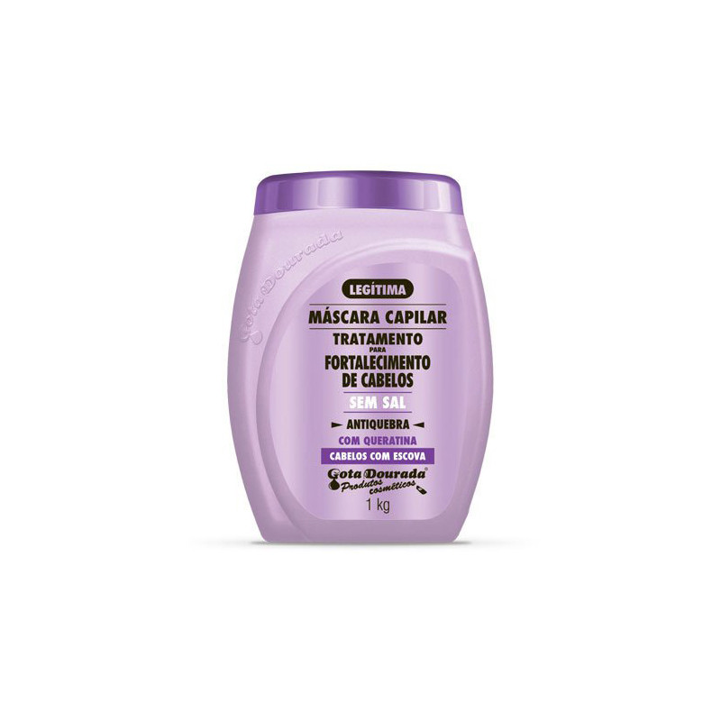 Gota Dourada Straightened Hair With Keratin Mask (1Kg) Gota Dourada Straightened Hair With Keratin Mask (1Kg)
