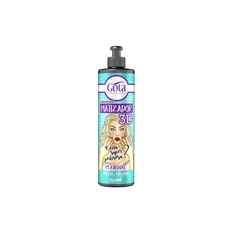 Gota Dourada Matting 3D Platinum (300ml)