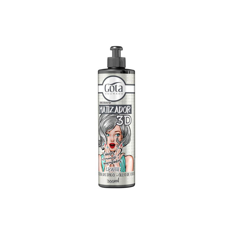 Gota Dourada Matting 3D Graphite (300ml)