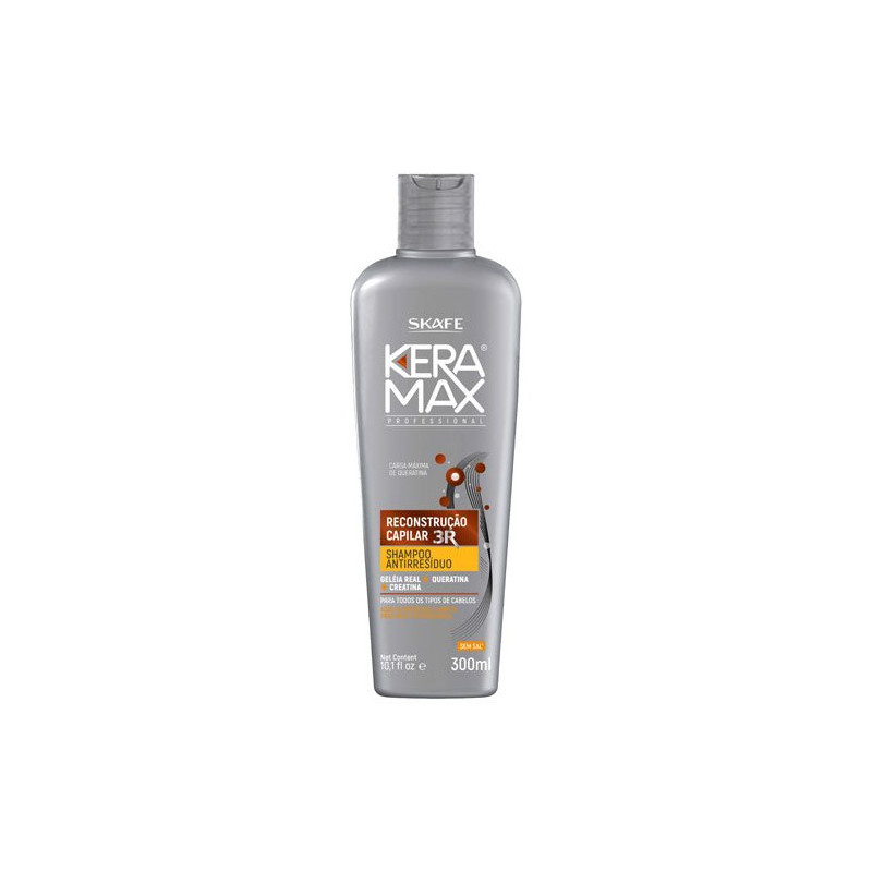 Skafe Keramax Reconstruction Capillary Anti-Residue Shampoo (300ml) Skafe Keramax Reconstruction Capillary Anti-Residue Shampoo (300ml)