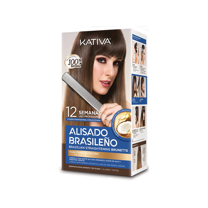 Kativa Kit Brazilian Straightening Brunette Kativa Kit Brazilian Straightening Brunette