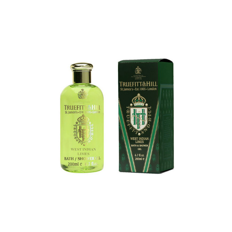Truefitt & Hill West Indian Limes Bath/ Shower Gel (200ml) Truefitt & Hill West Indian Limes Bath/ Shower Gel (200ml)