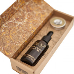 Captain Fawcett's Ricki Hall Booze & Baccy Pack Beard Oil & Moustache Wax