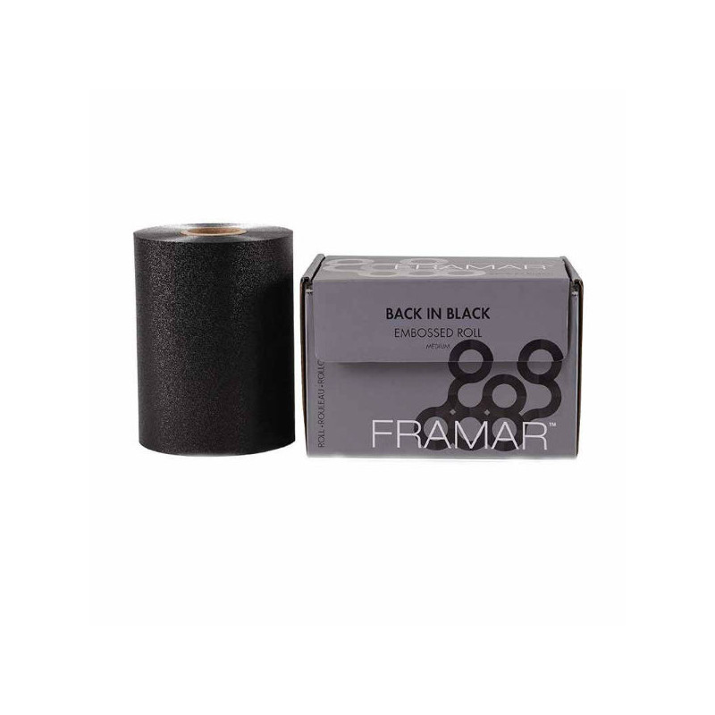 Framar Black in Black Embossed Roll (12,7cm X100,58M)