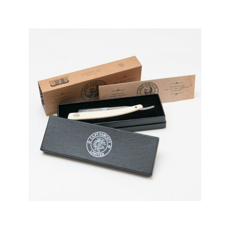 Captain Fawcett's Disposable Blade Straight Razor Captain Fawcett's Disposable Blade Straight Razor