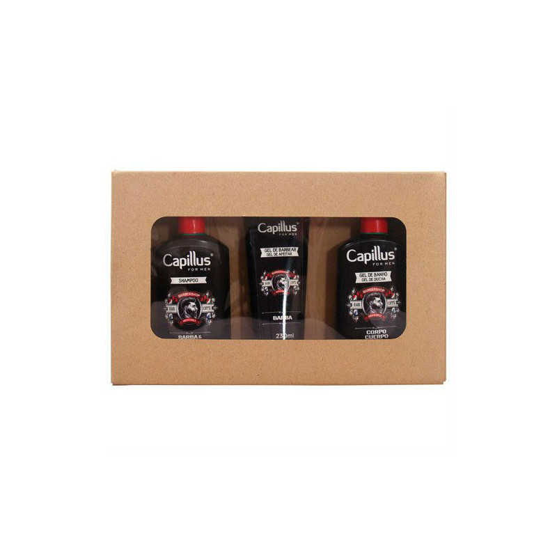 Capillus For Men Kit Hair and Beard 3 Products Capillus For Men Kit Hair and Beard 3 Products