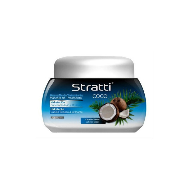 Stratti Coconut & Keratin Mask (550gr) Stratti Coconut & Keratin Mask (550gr)